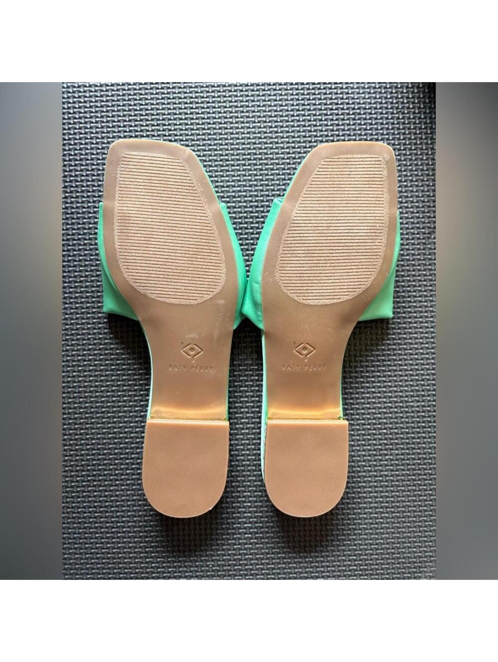 Katy Perry Collections Mint Green Slide Sandals - Picture 3 of 3